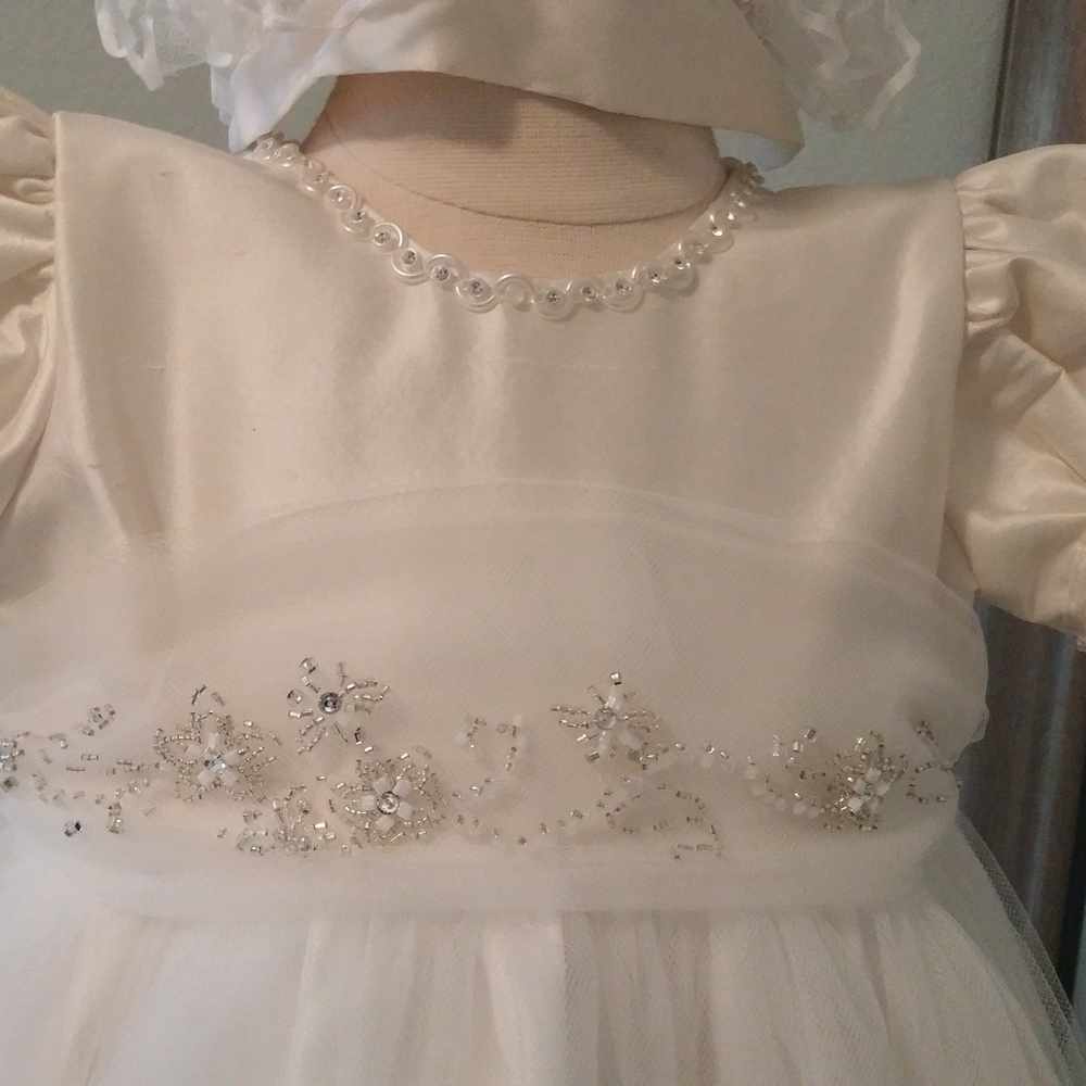 Christie Helene Christening Gown Size 6-12 months